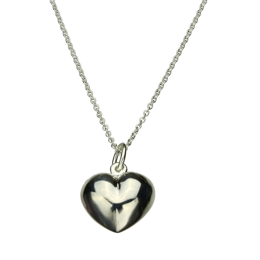 Italy Sterling 2024 Silver Heart Pendant